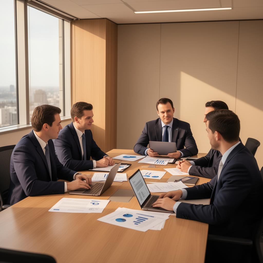 Zusammenarbeit im Versicherungsunternehmen